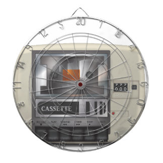 cassette tape player dartboard