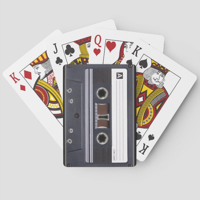 Cassette Tape Playing Cards (Back)