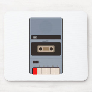 Cassette Tape Recorder Mouse Mat
