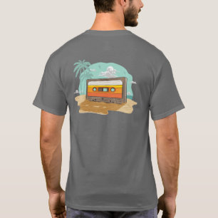 Cassette Tape Retro 80’s on the Beach Rewind T-Shirt