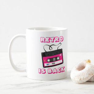Cassette Tape Retro 80's Groovy Music Coffee Mug