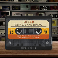 Cassette Tape Retro Birthday Party