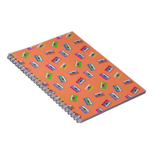 Cassette Tape Retro Vintage Lover Colourful Mixtap Notebook