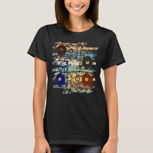 Cassette Tape Retro Vintage Throwback 70s 80s 90s T-Shirt