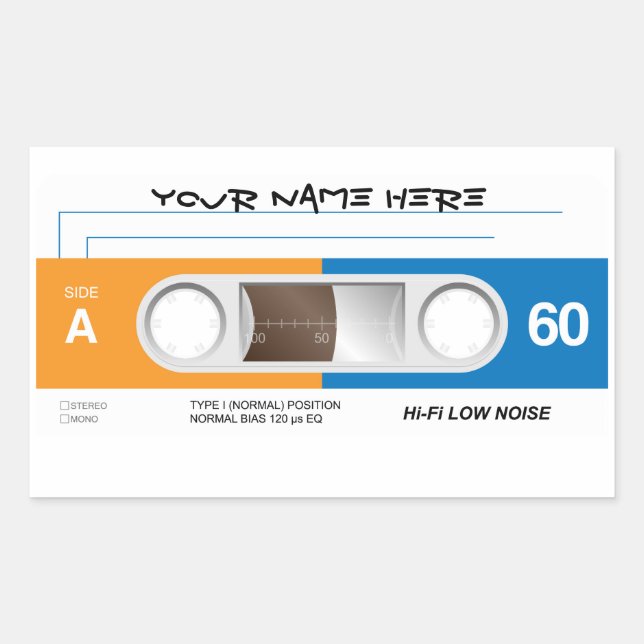 Cassette Tape Sticker (Front)