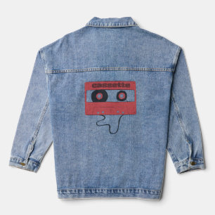 Cassette Tape T-Shirt Denim Jacket