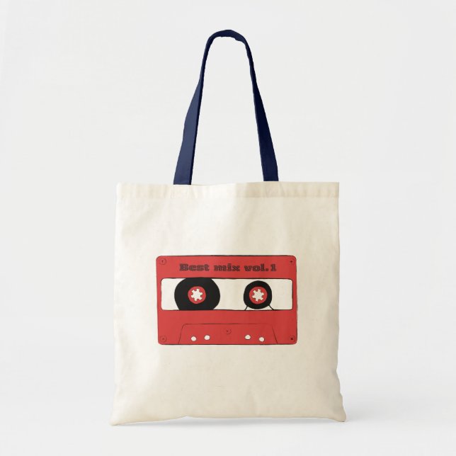 Cassette Tape Tote Bag (Front)