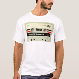 Cassette Tape White T-Shirt