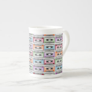 Cassette Tapes Bone China Mug