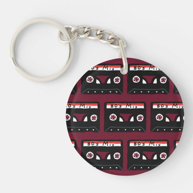 Cassette Tapes Keychain  (Front)