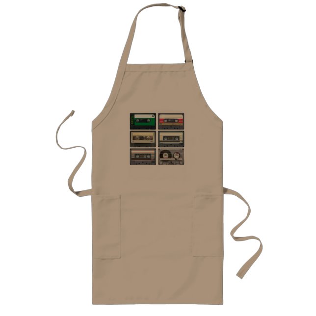 Cassette Tapes Long Apron (Front)