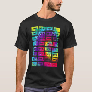 Cassette Tapes Mixtapes 1980S Radio Music Graphic T-Shirt