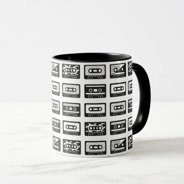 Cassette Tapes Mug (Front Right)