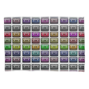 CASSETTE TAPES RETRO MUSIC LOVER PILLOWCASE
