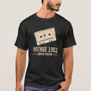 Cassette Tapes S 1952 Vintage Retro Design Birthda T-Shirt
