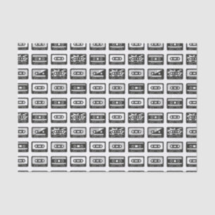 Cassette Tapes Tissue Paper