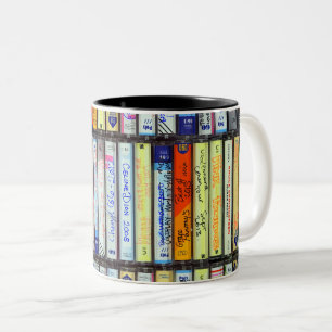 Cassette Tapes Two-Tone Coffee Mug