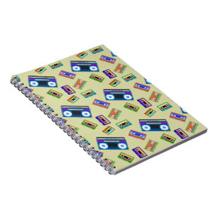 Cassette Tapes Vintage Lover Retro Old Records Notebook