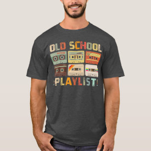 Cassetteape Music 80s Retro Old School Playlist re T-Shirt