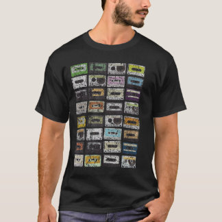 Cassetteapes 1980s Music Distressed Vintage Look f T-Shirt