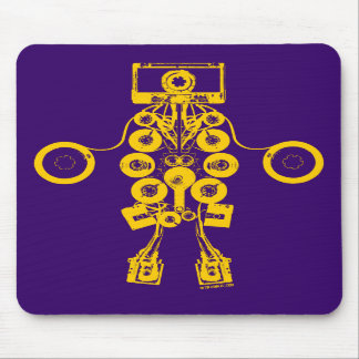 Cassettes Robot Mousepad