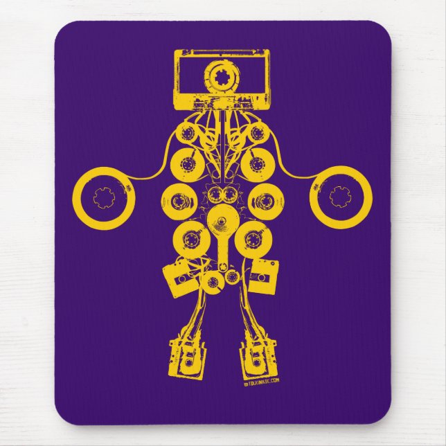 Cassettes Robot Mousepad (Front)