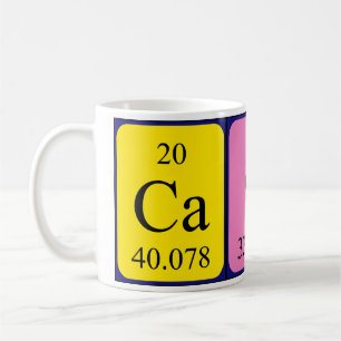 Cassi periodic table name mug