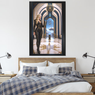 Cassia Veyra Weighs The Two Plans Of Earth's Fate Canvas Print