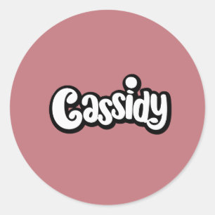 Cassidy Name Stickers