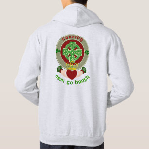Cassidy/O'Cassidy Celtic Cross w/Claddagh Hoodie