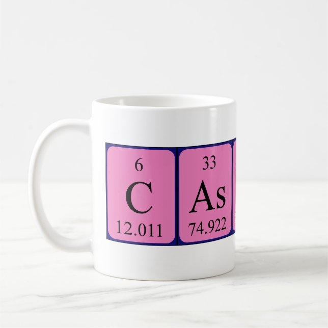 Cassidy periodic table name mug (Left)