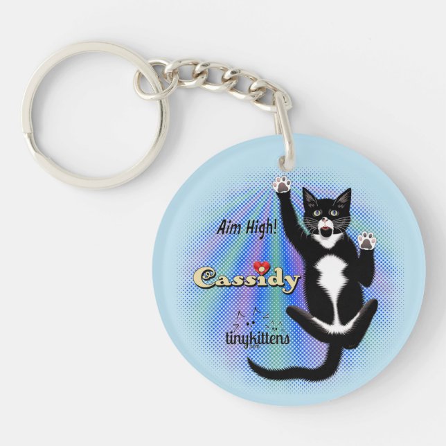 Cassidy TinyKittens Key Ring (Front)