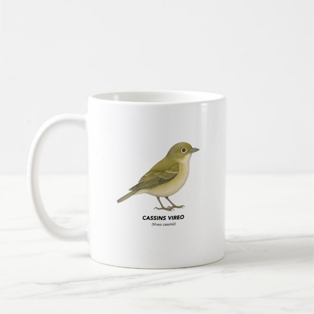 Cassin’s Vireo - Birds of California Coffee Mug (Left)
