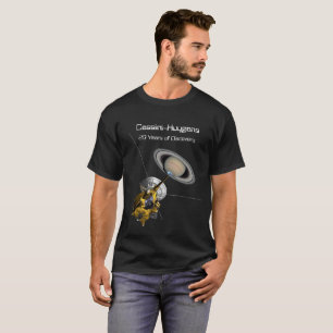 Cassini Huygens 20 Year Mission to Saturn T-Shirt