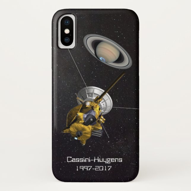 Cassini Huygens Mission to Saturn Case-Mate iPhone Case (Back)