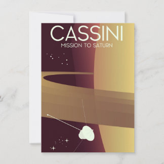 Cassini Mission to Saturn Invitation