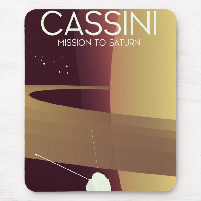 Cassini Mission to Saturn Mouse Mat (Front)
