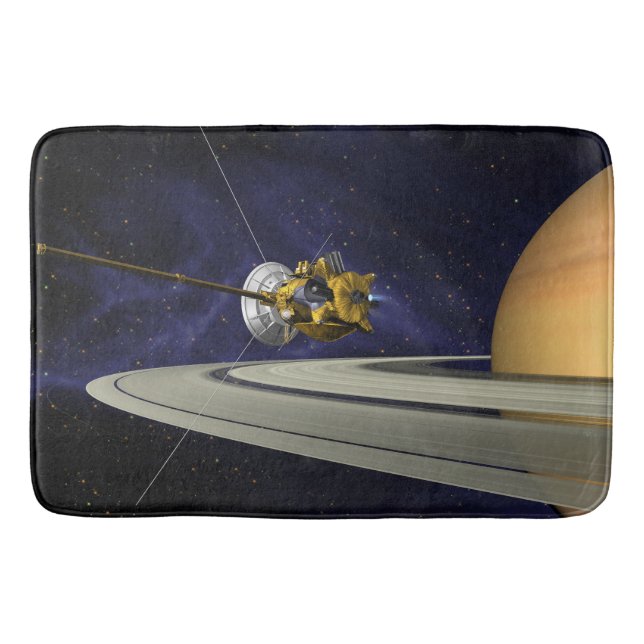 Cassini Saturn Orbit Insertion  Bath Mat (Front)