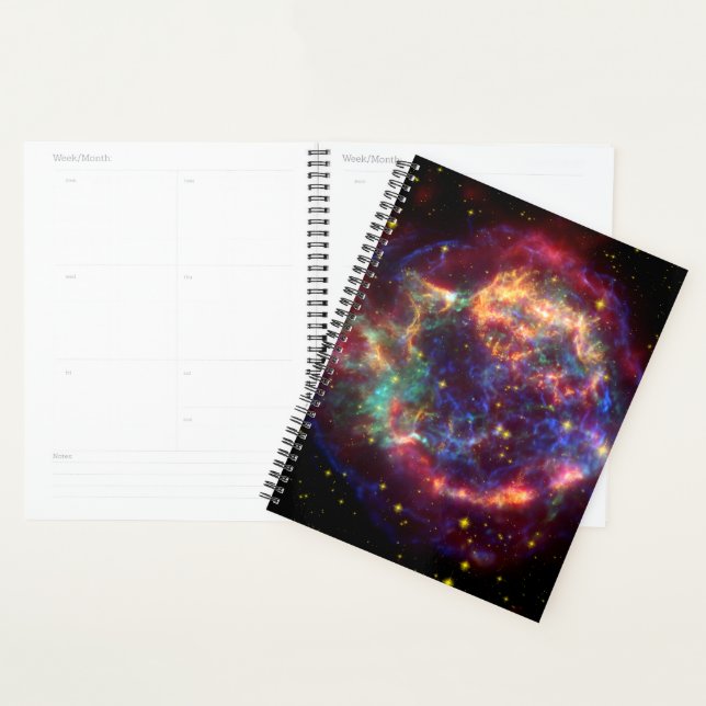 Cassiopeia A In Many Colours Planner (Display)