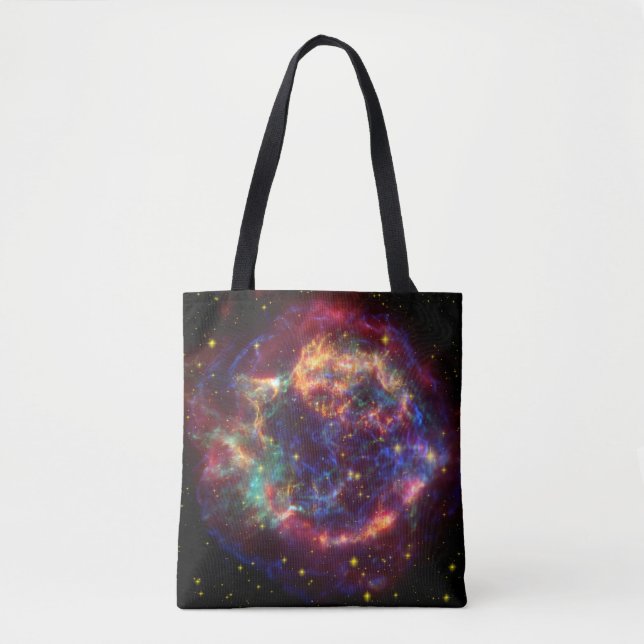 Cassiopeia A In Many Colours Tote Bag (Front)