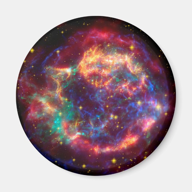Cassiopeia a Spitzer Magnet (Front)