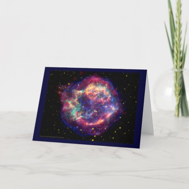 Cassiopeia A Supernova ... Death Becomes Her Card (Front)