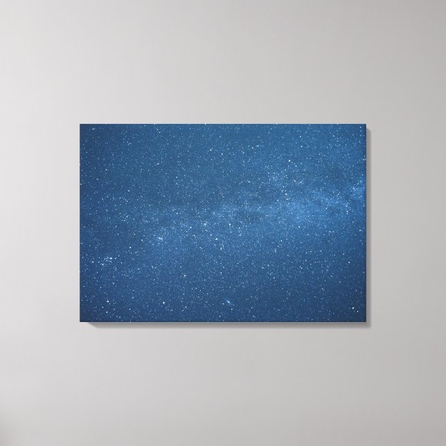 Cassiopeia and Milky Way Canvas Print (Front)