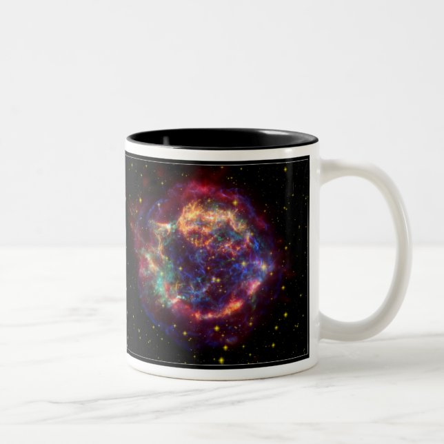 Cassiopeia Constellation Two-Tone Coffee Mug (Right)