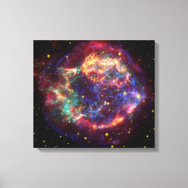 Cassiopeia Galaxy Supernova remnant Canvas Print (Front)