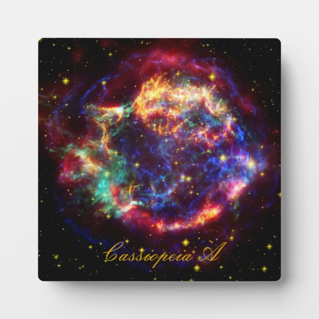 Cassiopeia Galaxy Supernova remnant Plaque (Front)