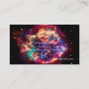 Cassiopeia, Milky Ways Youngest Supernova Business Card