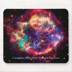 Cassiopeia, Milky Ways Youngest Supernova Mouse Mat