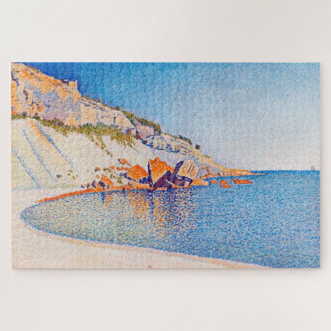 Cassis, Cap Lombard, Opus 196, Signac Jigsaw Puzzle (Horizontal)