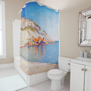Cassis, Cap Lombard, Opus 196, Signac Shower Curtain